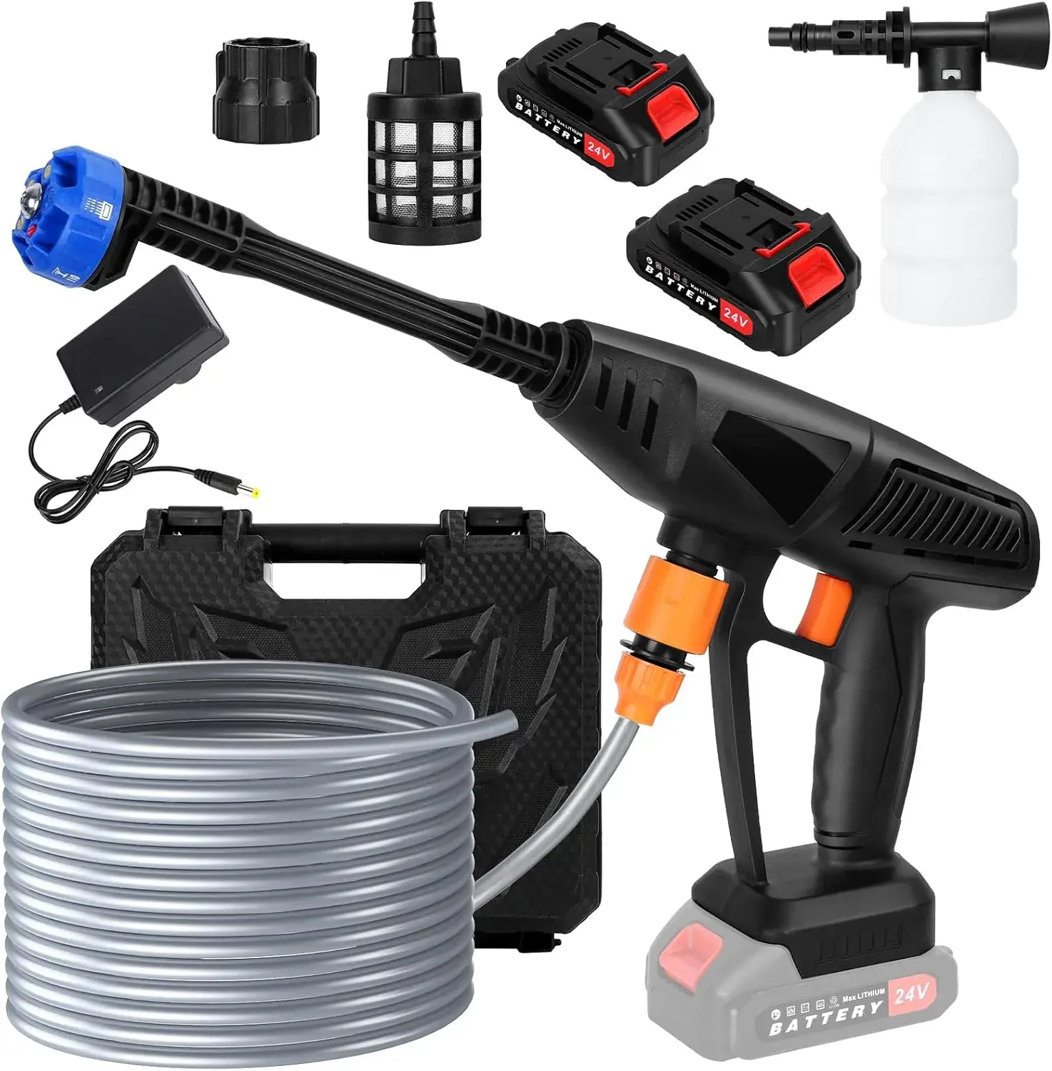 Hidrolavadora portátil inalámbrica kit completo